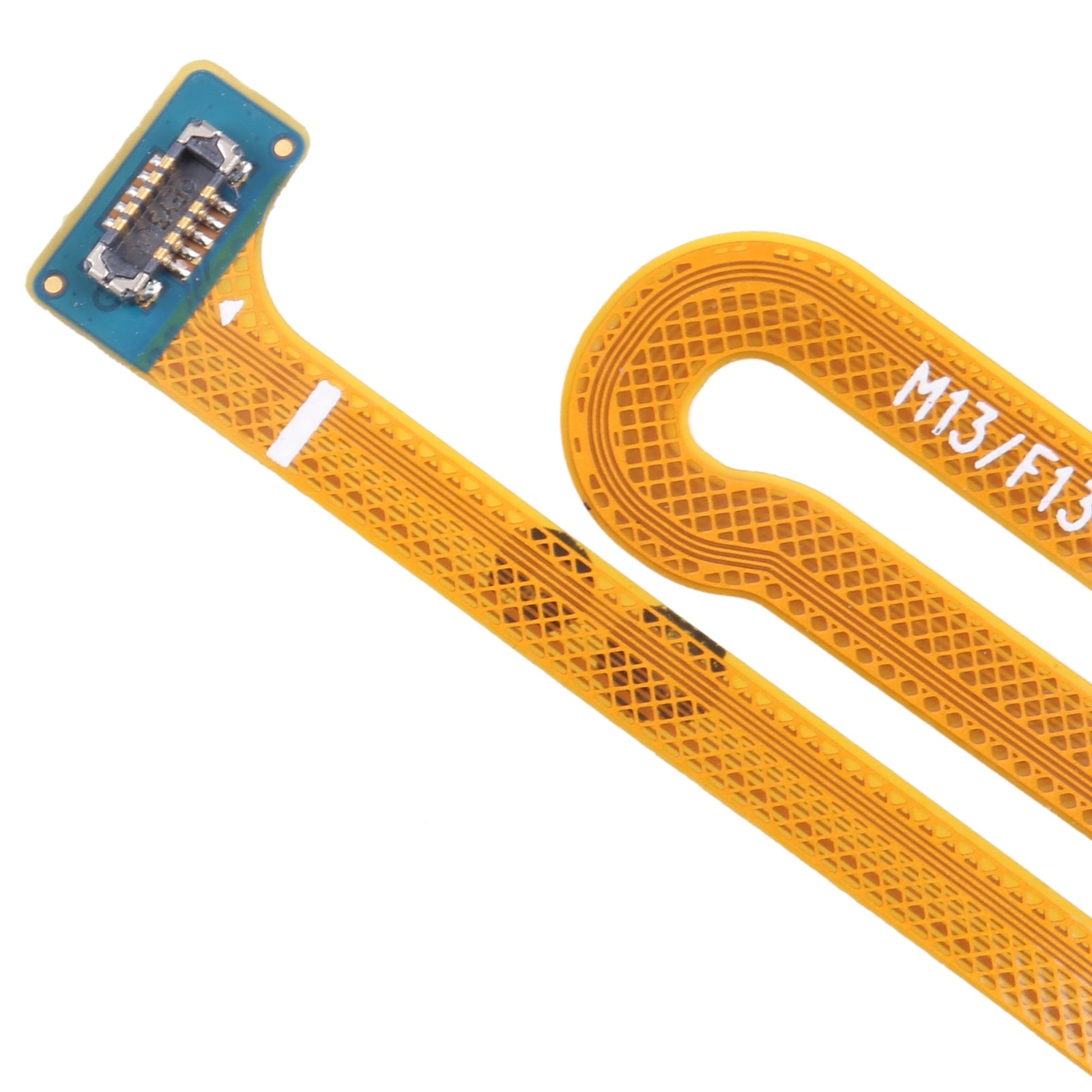 For Samsung Galaxy M13 SM-M135F Original Fingerprint Sensor Flex Cable (Orange)