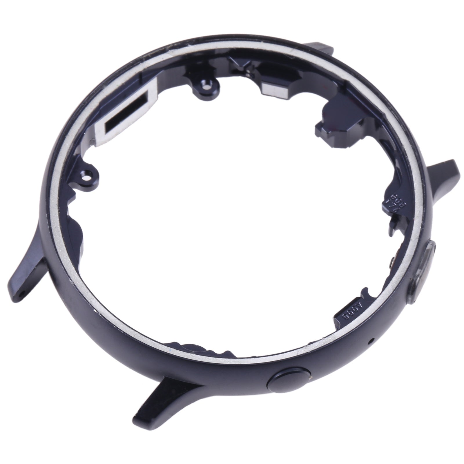 Aluminum Material LCD Screen Frame Bezel Plate For Samsung Galaxy Watch Active2 44mm SM-R820 (Black)