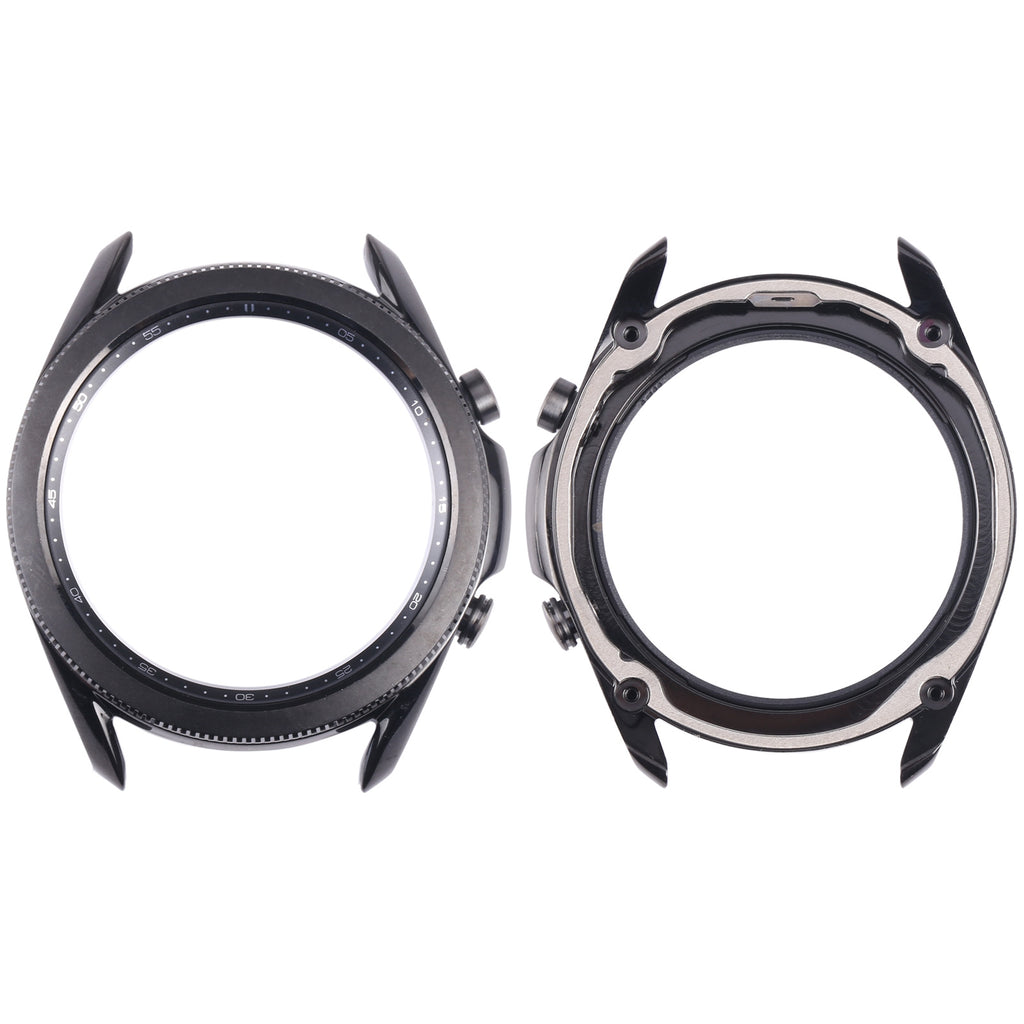 Original LCD Screen Frame Bezel Plate For Samsung Galaxy Watch 3 45mm SM-R840 (Black)