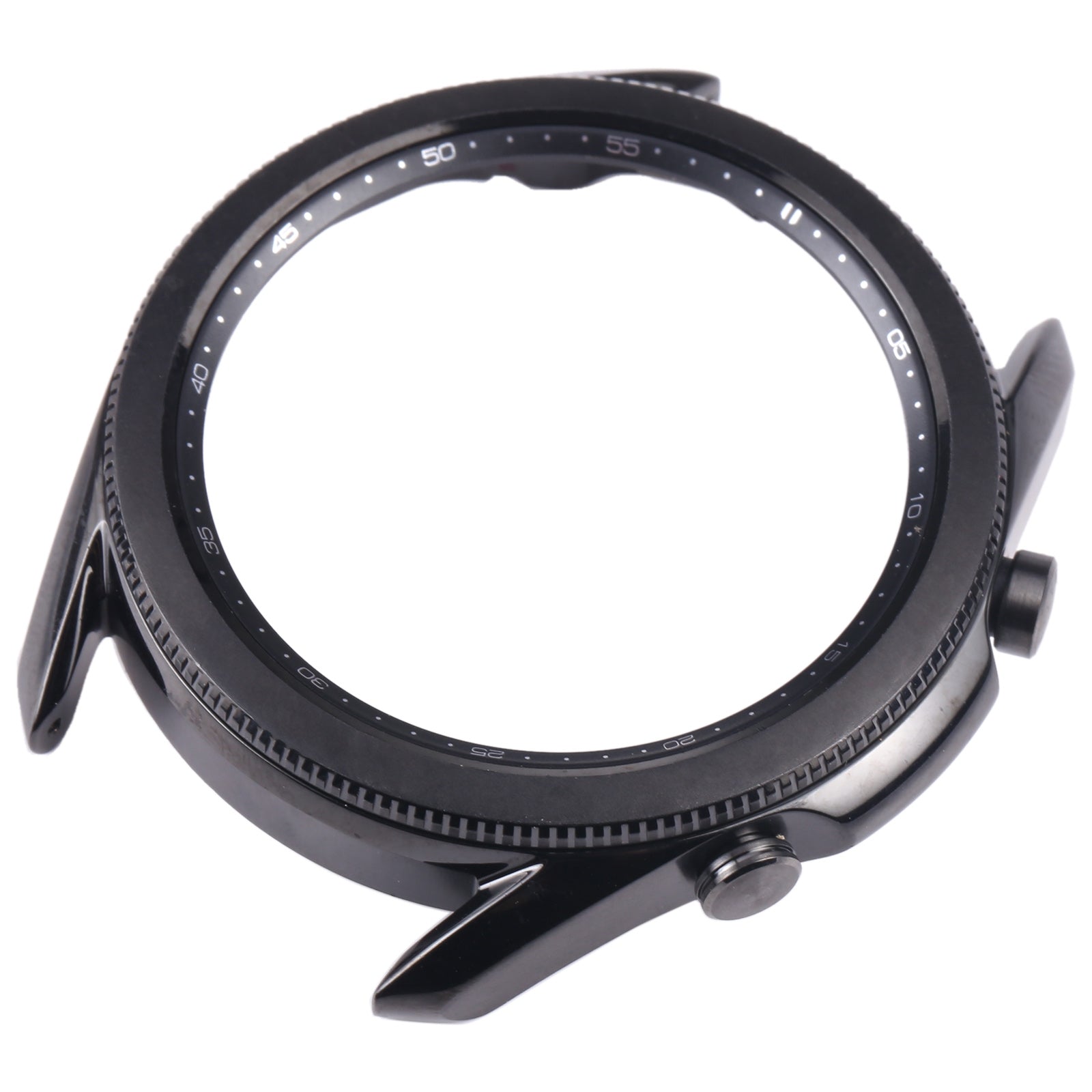 Original LCD Screen Frame Bezel Plate For Samsung Galaxy Watch 3 45mm SM-R840 (Black)