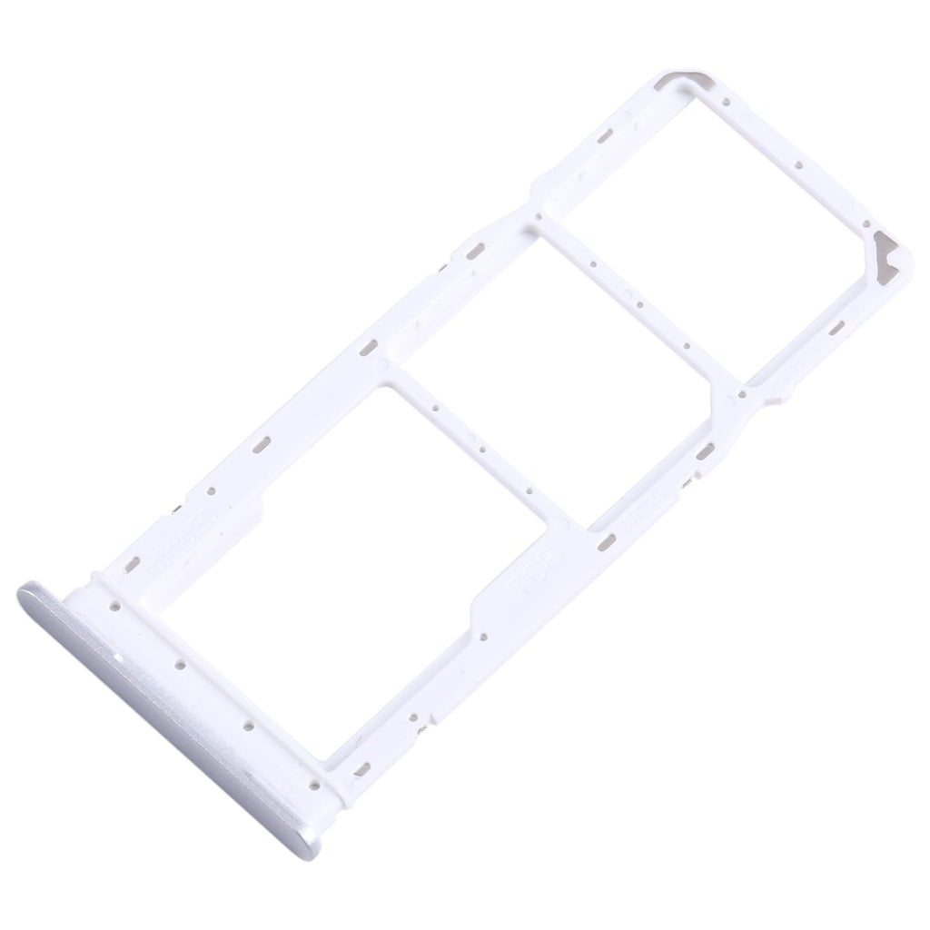 For Samsung Galaxy A05 SM-A055 Original SIM + SIM Card Tray + Micro SD Card Tray (Silver)