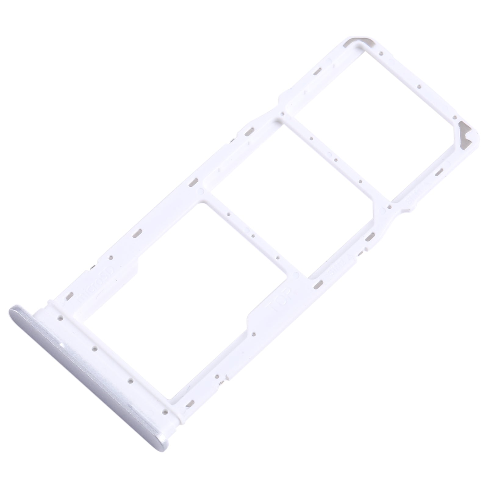 For Samsung Galaxy A05 SM-A055 Original SIM + SIM Card Tray + Micro SD Card Tray (Silver)