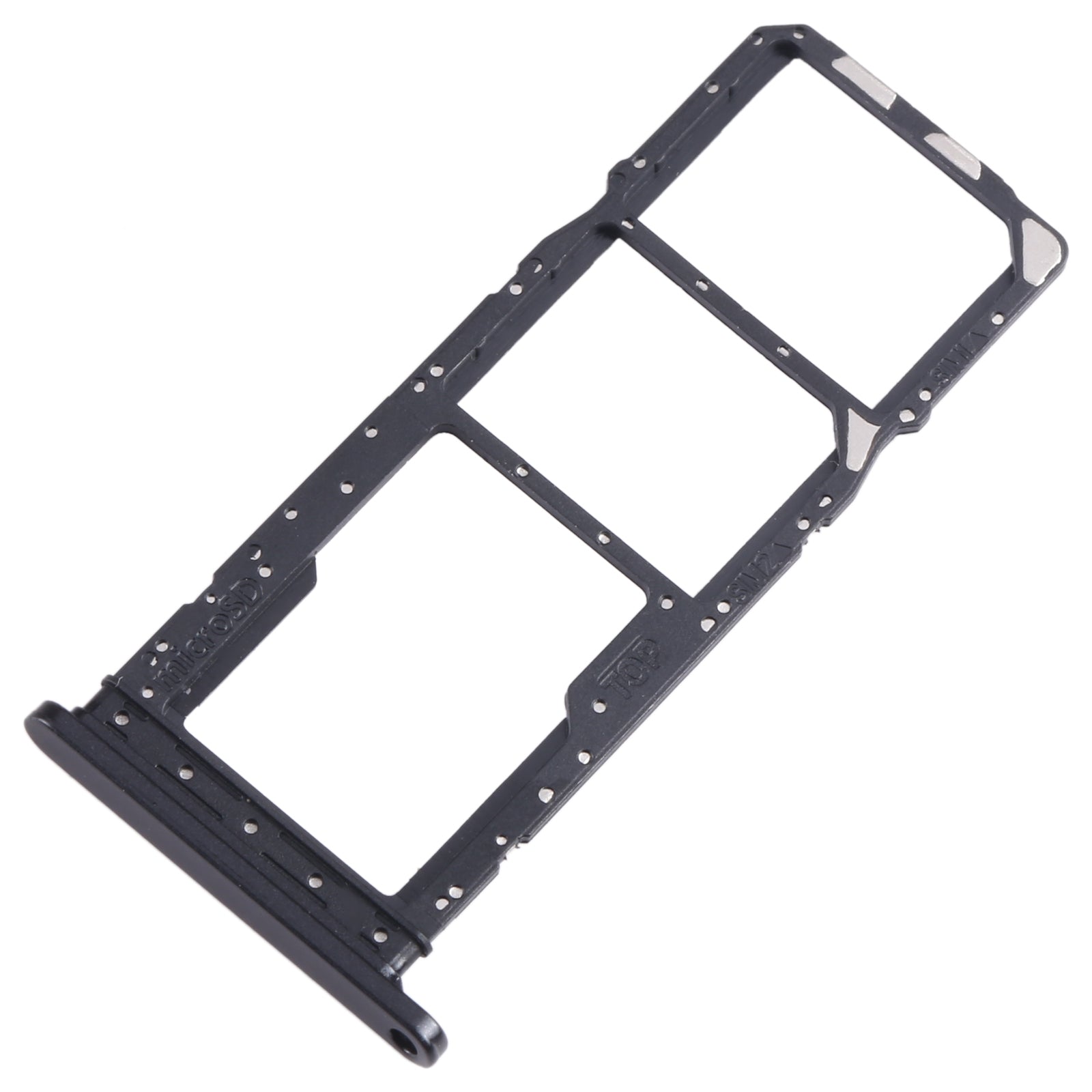 For Samsung Galaxy A05s SM-A057 Original SIM + SIM Card Tray + Micro SD Card Tray (Black)