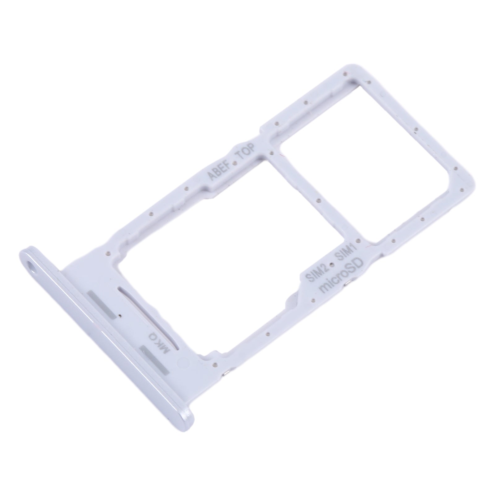 For Samsung Galaxy A25 5G SM-A256B Original SIM Card Tray + SIM Card Tray / Micro SD Card Tray (Silver)