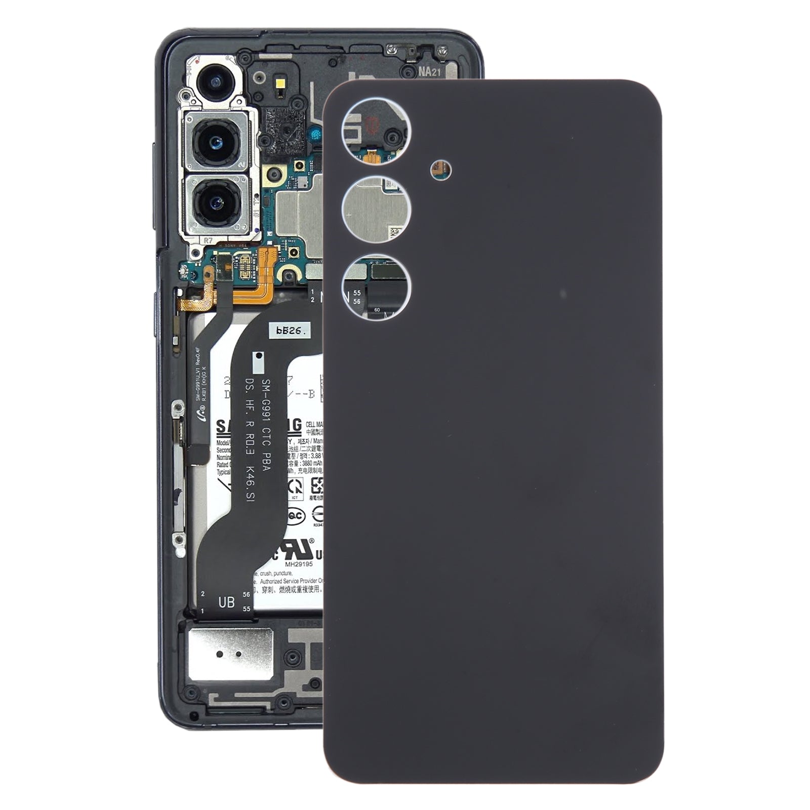 For Samsung Galaxy S24+ SM-S926B OEM Battery Back Cover(Black)