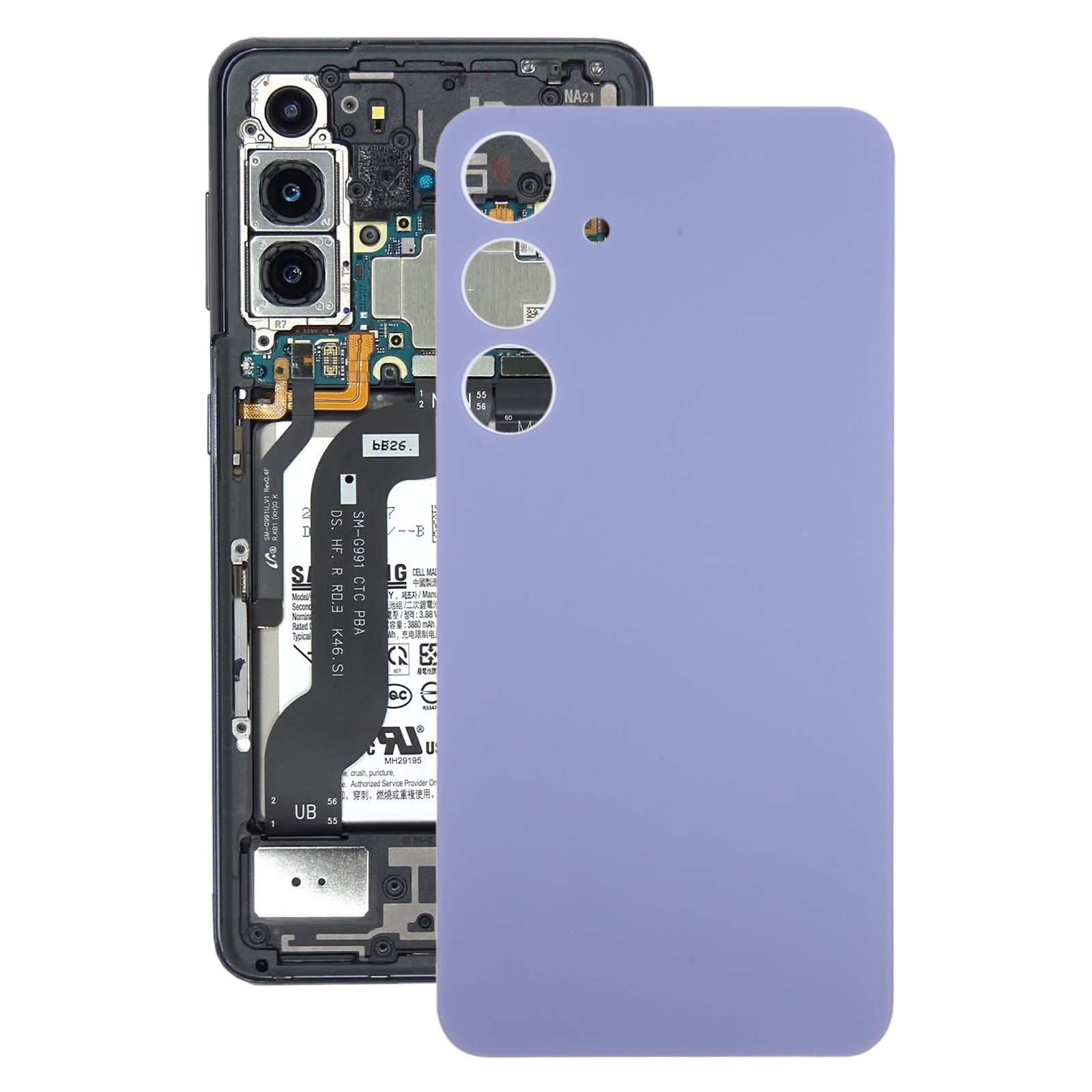 For Samsung Galaxy S24+ SM-S926B OEM Battery Back Cover(Grey)