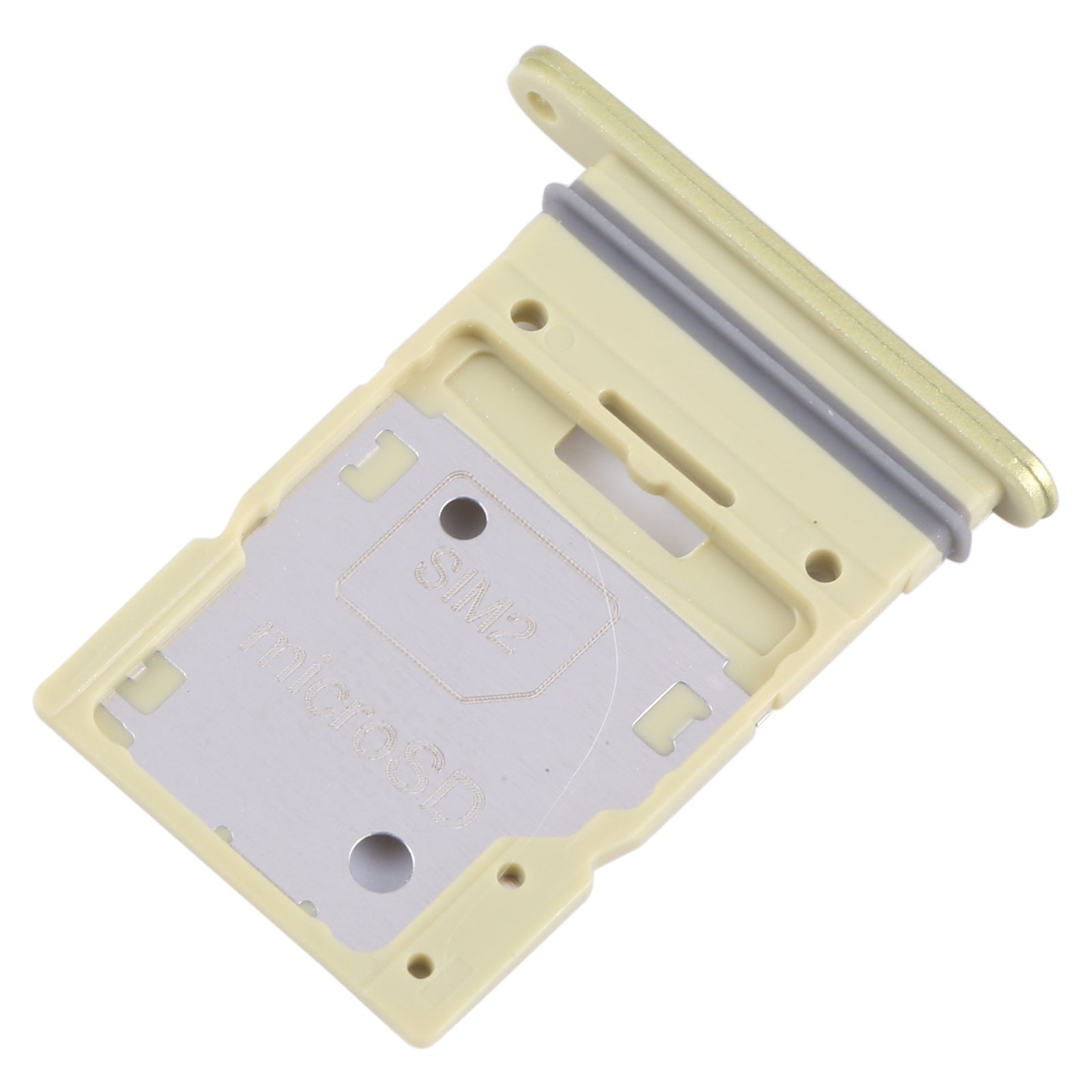 For Samsung Galaxy A35 SM-A356B Original SIM Card Tray + SIM / Micro SD Card Tray (Yellow)