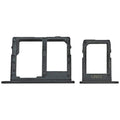For Samsung Galaxy J4 2018 SM-J400 SIM Card Tray + SIM + Micro SD Card Tray (Black)