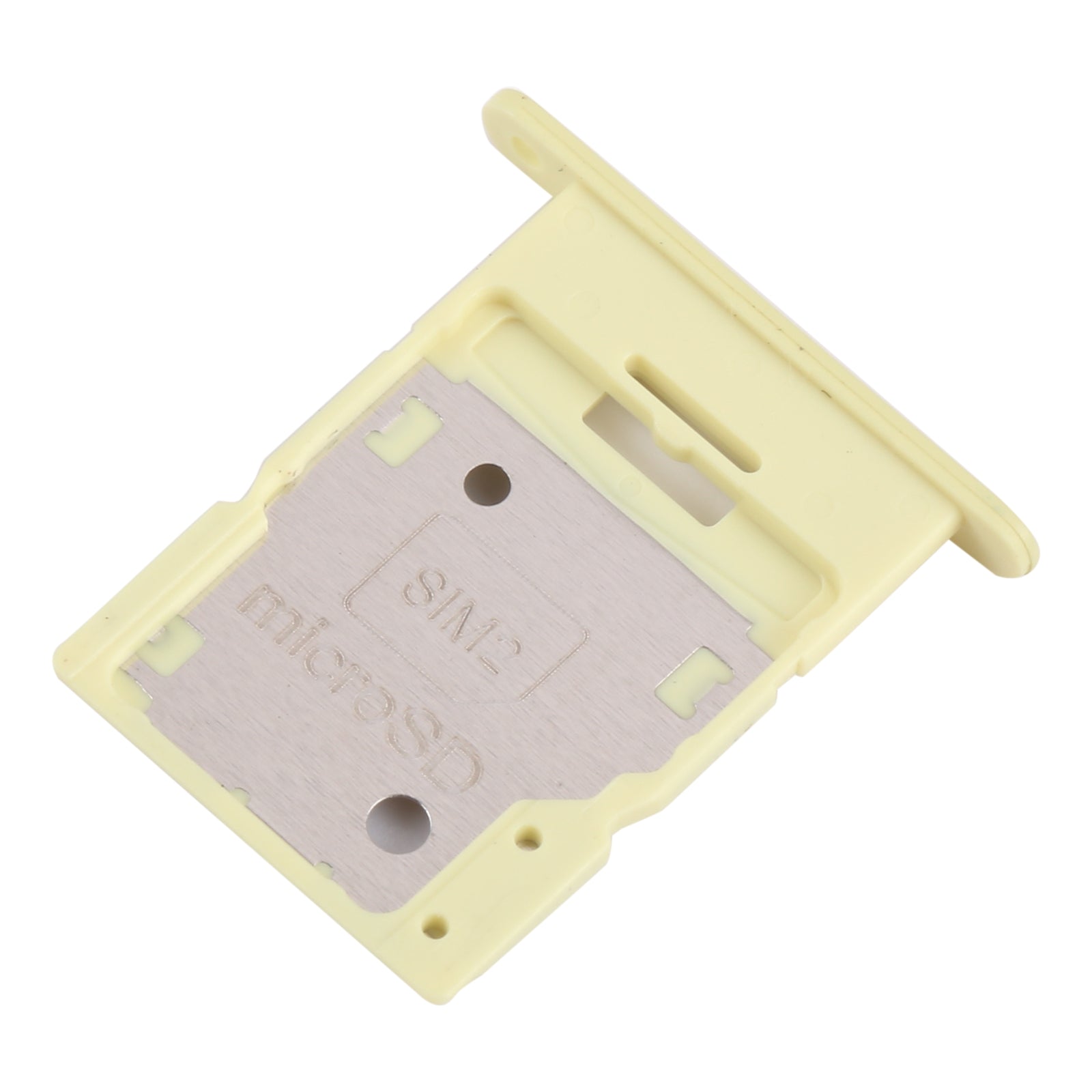 For Samsung Galaxy A15 4G SM-A155F Original SIM Card Tray + SIM / Micro SD Card Tray (Yellow)