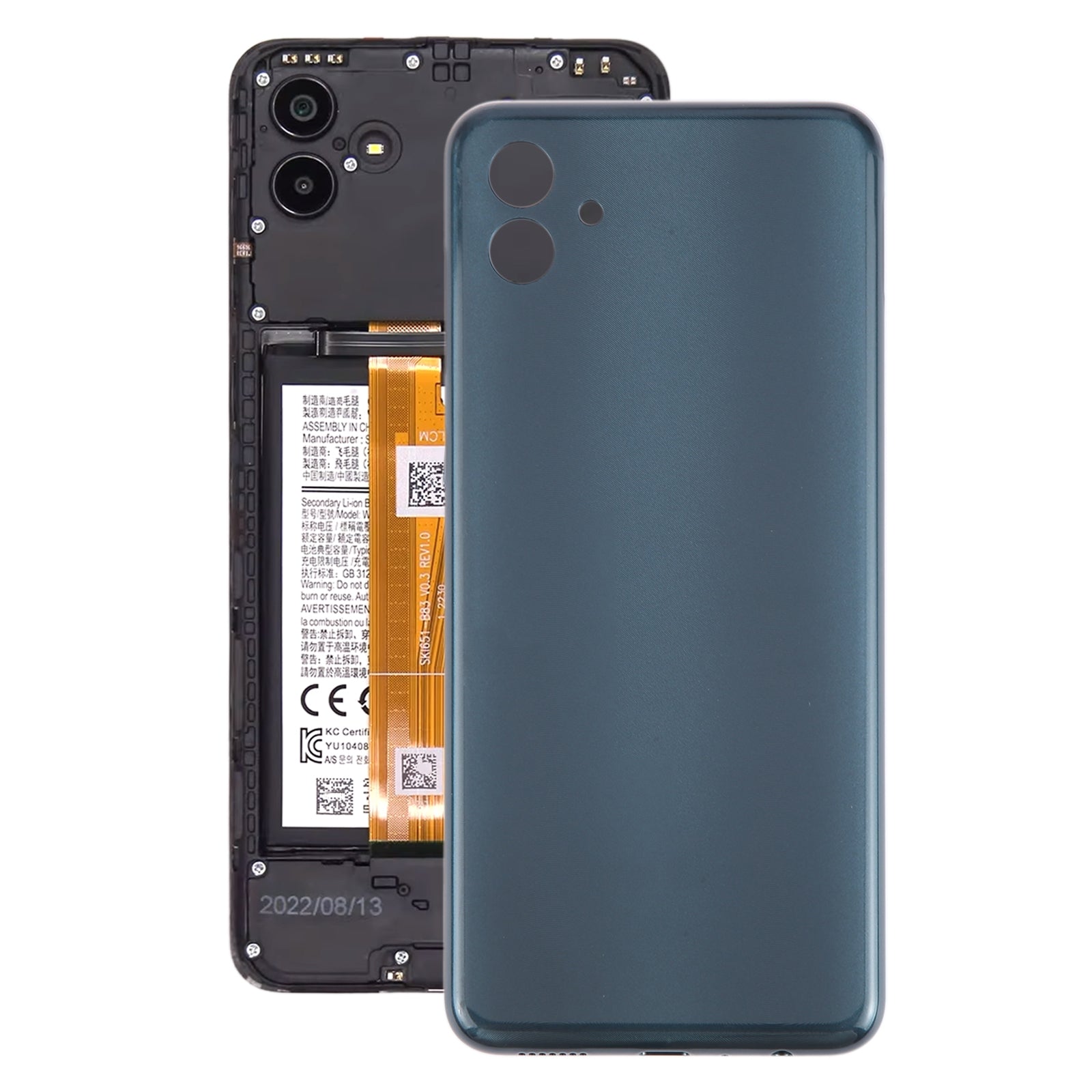 For Samsung Galaxy A04 SM-A045F Original Battery Back Cover(Green)