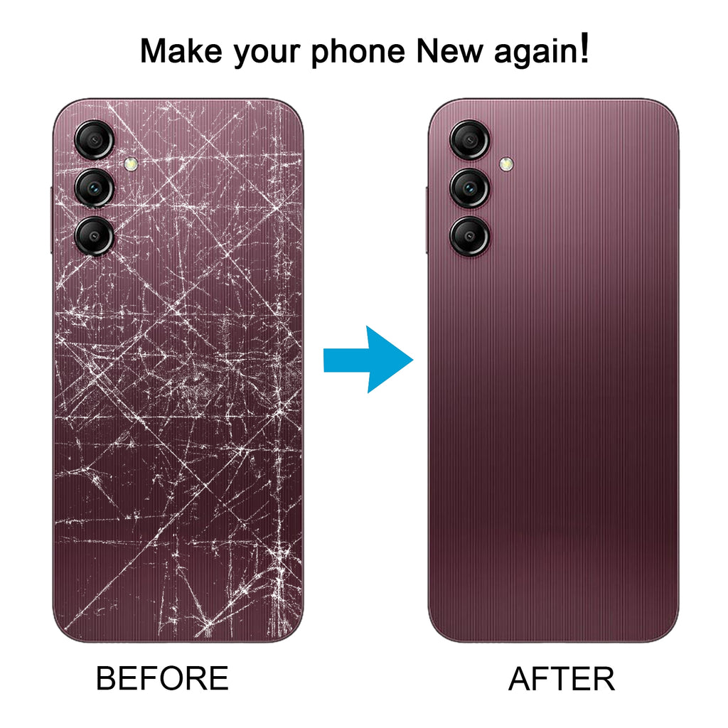 For Samsung Galaxy A14 SM-A145F Original Battery Back Cover(Dark Red)