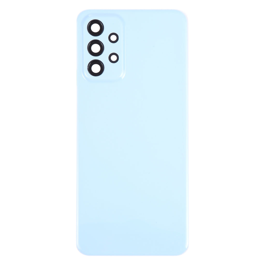 For Samsung Galaxy A23 4G SM-A235F Original Battery Back Cover with Camera Lens Frame(Blue)