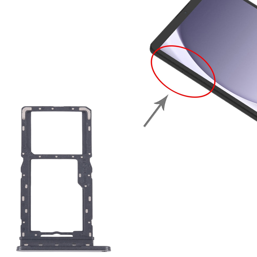 For Samsung Galaxy Tab A9 SM-X115 Original SIM + Micro SD Card Tray (Grey)