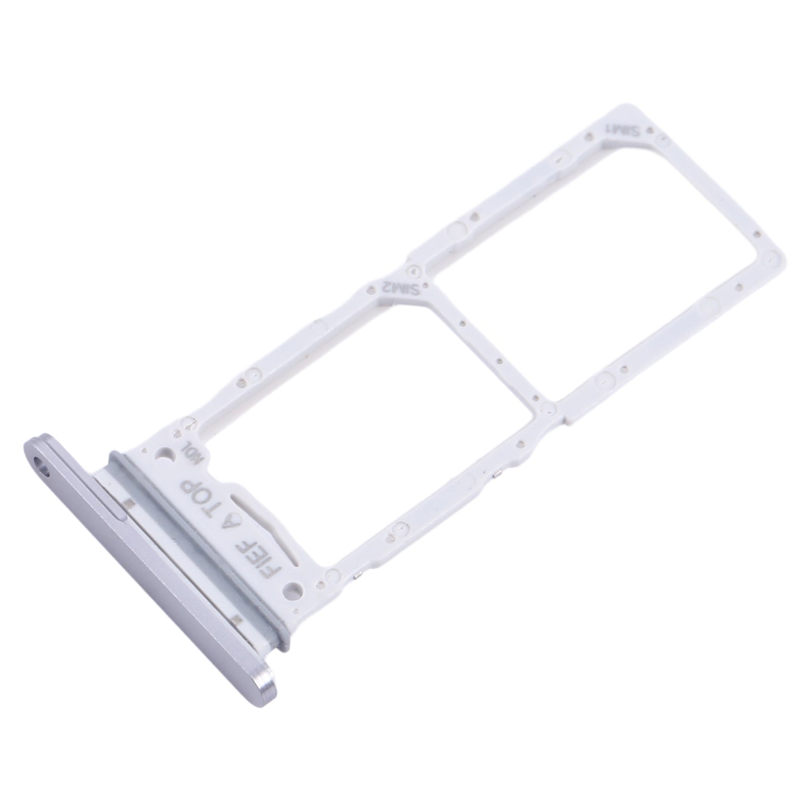 For Samsung Galaxy Z Fold6 SM-F956B Original SIM Card Tray + SIM Card Tray (Silver)