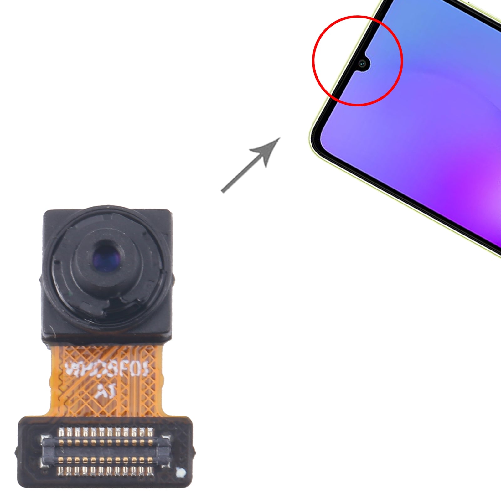 For Samsung Galaxy A05 SM-A055F OEM Front Facing Camera