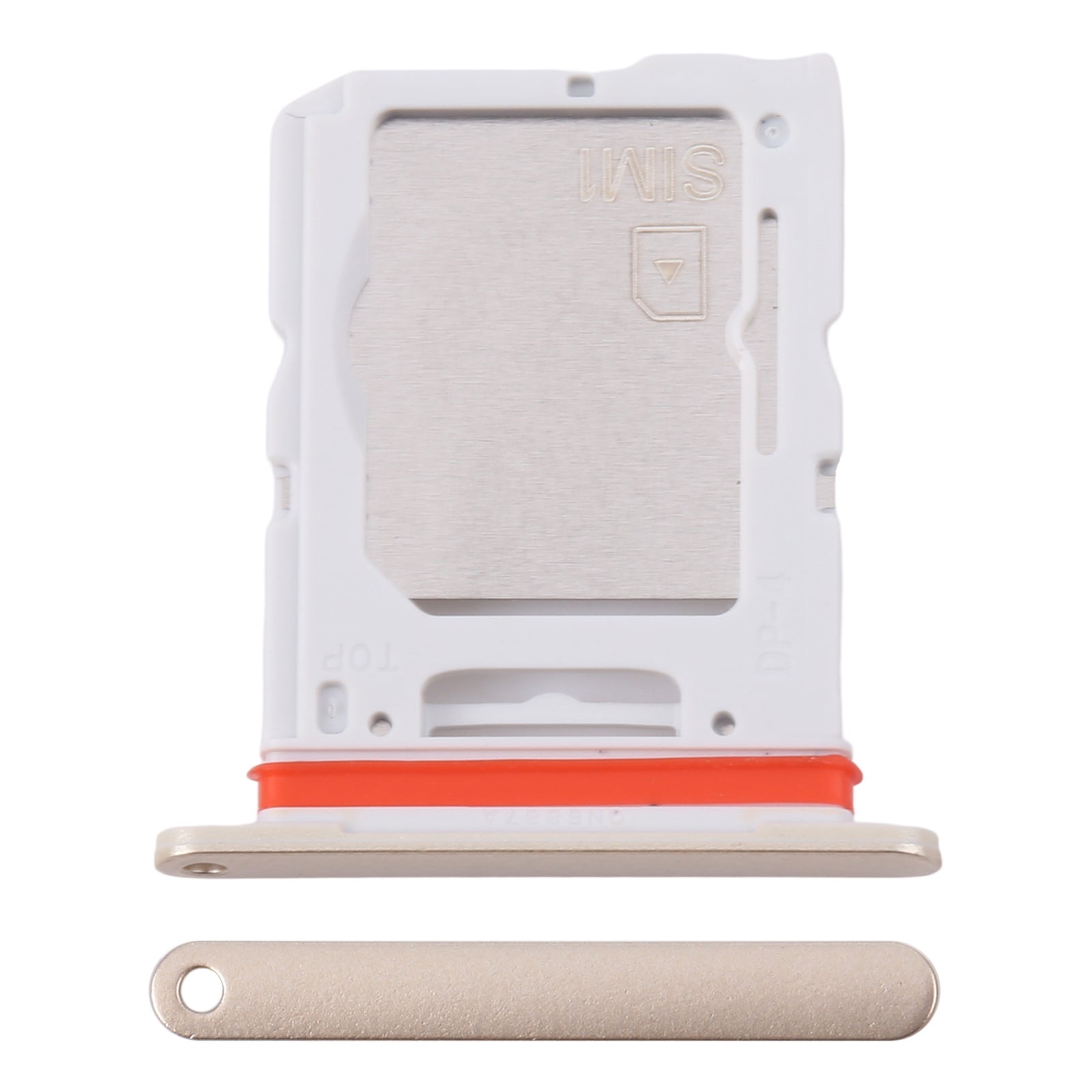 For Samsung Galaxy M55 SM-M556B Original SIM Card Tray + SIM Card Tray / Micro SD Card Tray (Gold)