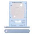 For Samsung Galaxy M15 SM-M156B Original SIM Card Tray + SIM Card Tray / Micro SD Card Tray (Blue)