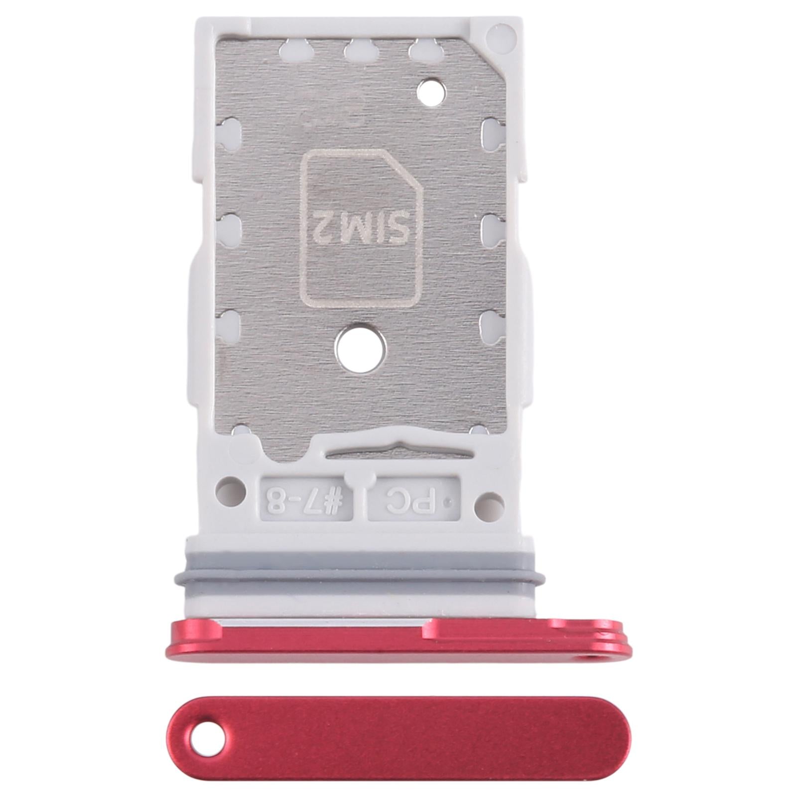 For Samsung Galaxy S25 / S25+ SM-S931/S936 Original SIM Card Tray + SIM Card Tray (Red)