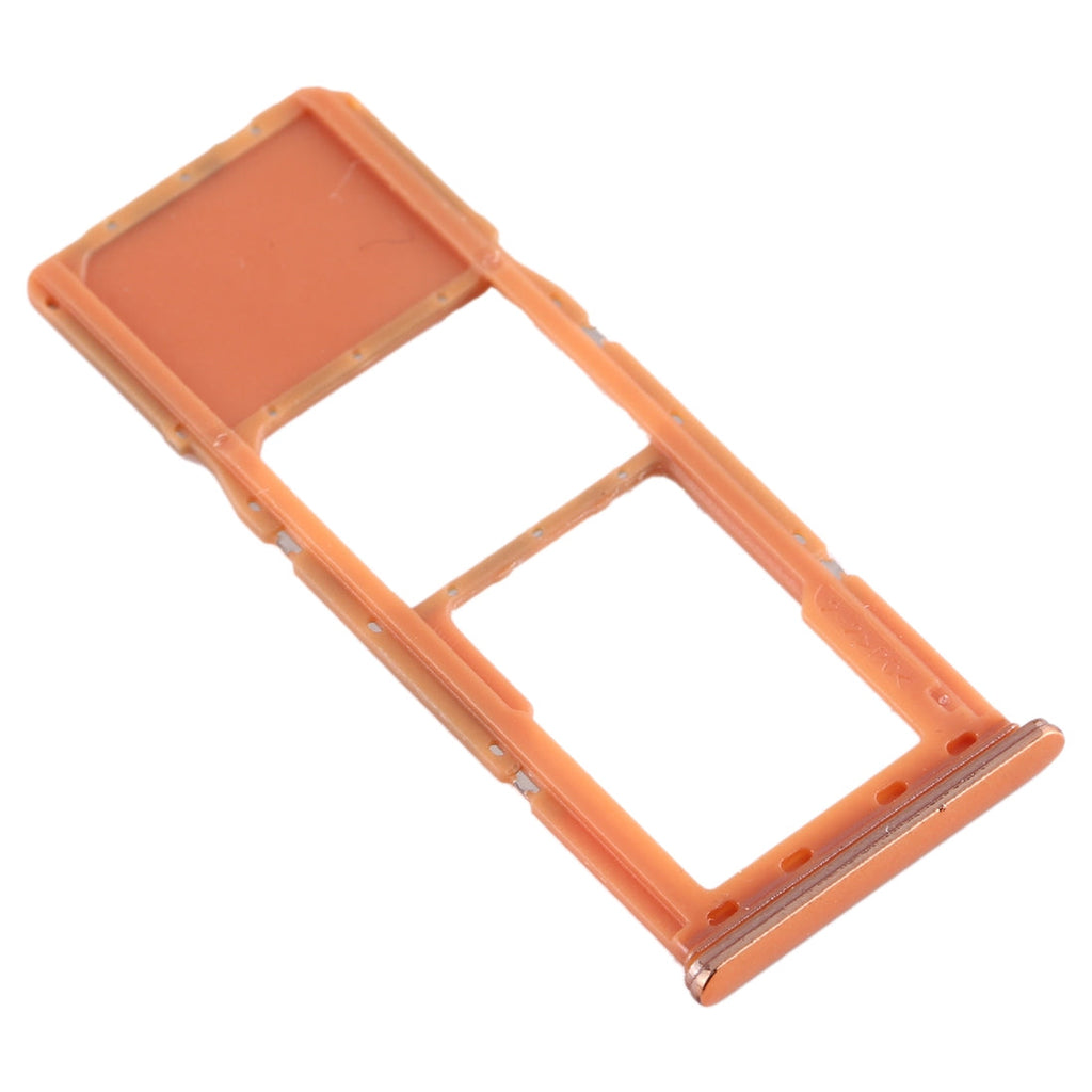 For Galaxy A70 SIM Card Tray + Micro SD Card Tray (Orange)