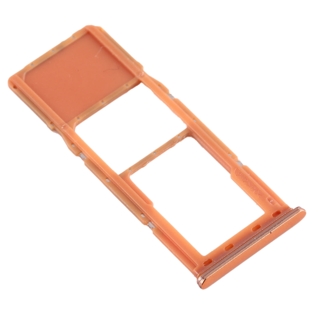 For Galaxy A70 SIM Card Tray + Micro SD Card Tray (Orange)