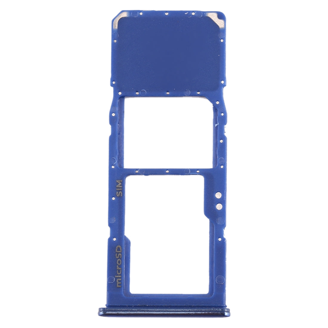 For Galaxy A70 SIM Card Tray + Micro SD Card Tray (Blue)