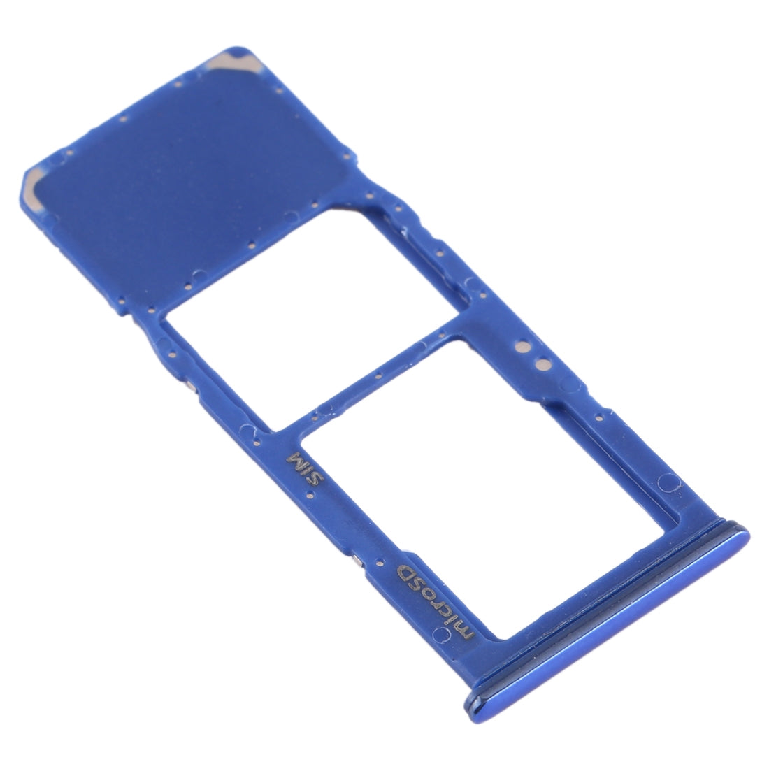 For Galaxy A70 SIM Card Tray + Micro SD Card Tray (Blue)
