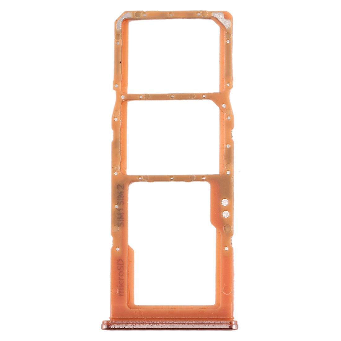 For Galaxy A70 SIM Card Tray + SIM Card Tray + Micro SD Card Tray (Orange)