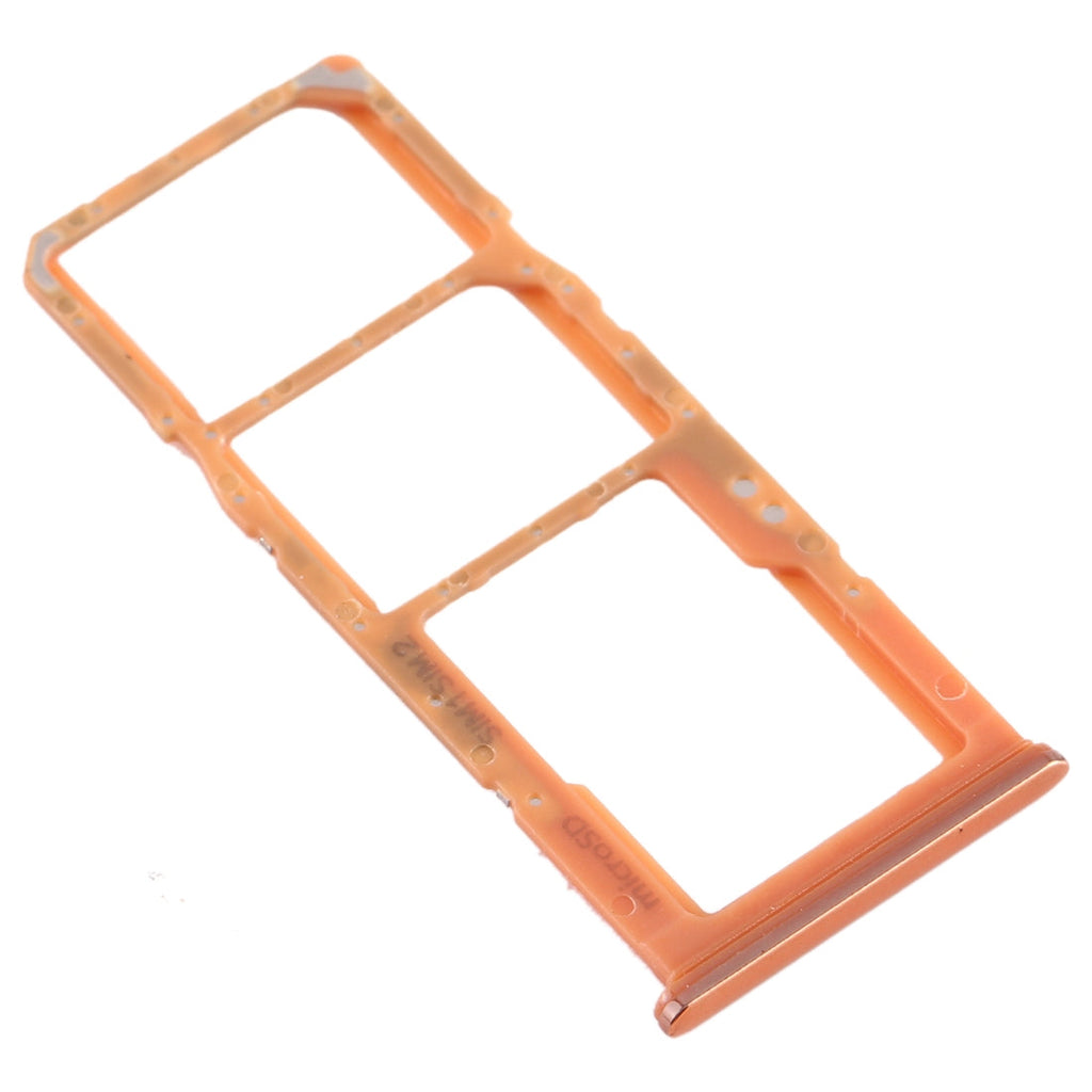 For Galaxy A70 SIM Card Tray + SIM Card Tray + Micro SD Card Tray (Orange)