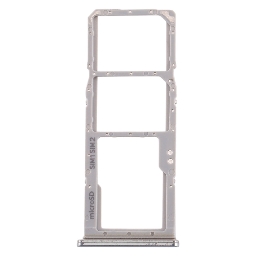 For Galaxy A70 SIM Card Tray + SIM Card Tray + Micro SD Card Tray (Grey)