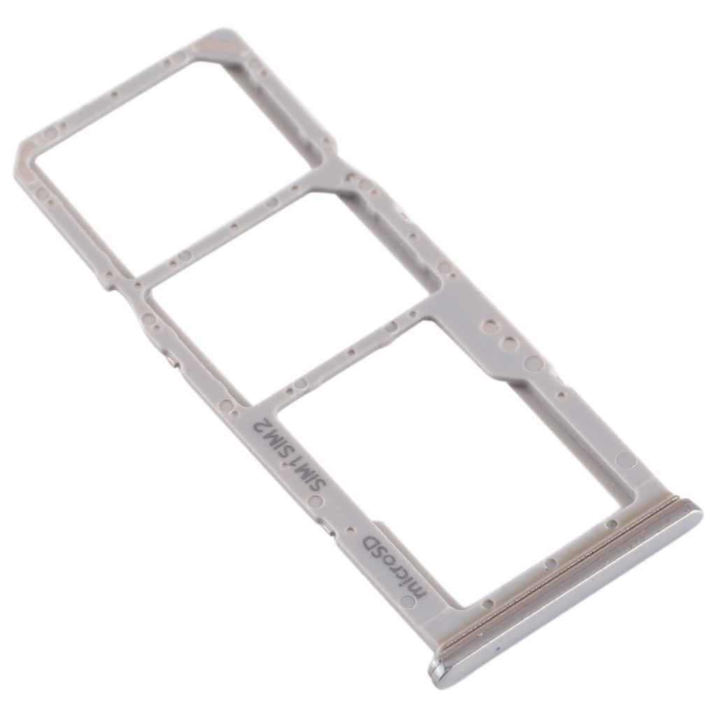 For Galaxy A70 SIM Card Tray + SIM Card Tray + Micro SD Card Tray (Grey)