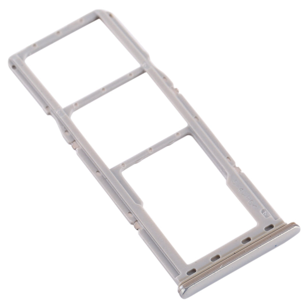 For Galaxy A70 SIM Card Tray + SIM Card Tray + Micro SD Card Tray (Grey)