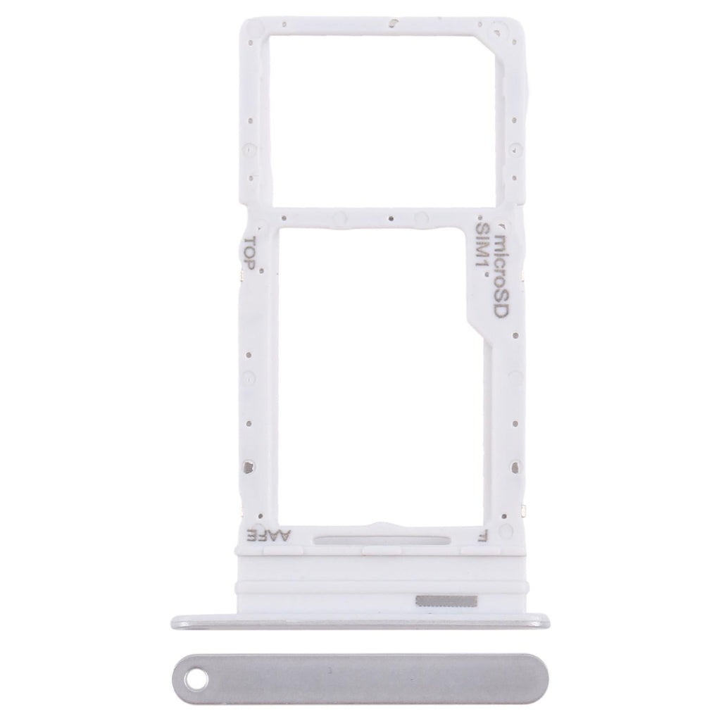 For Samsung Galaxy A16 SM-A165F Original SIM Card Tray + Micro SD Card Tray (Silver)