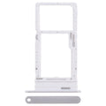 For Samsung Galaxy A16 SM-A165F Original SIM Card Tray + Micro SD Card Tray (Silver)
