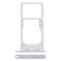 For Samsung Galaxy A16 SM-A165F Original SIM Card Tray + SIM / Micro SD Card Tray (Silver)
