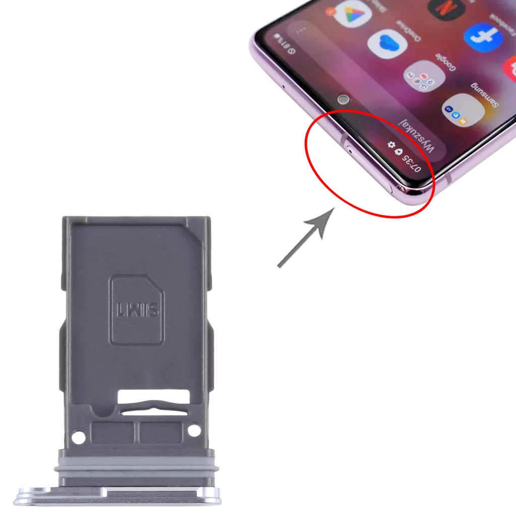 For Samsung Galaxy S24 SM-S921U Original SIM Card Tray (Baby Blue)
