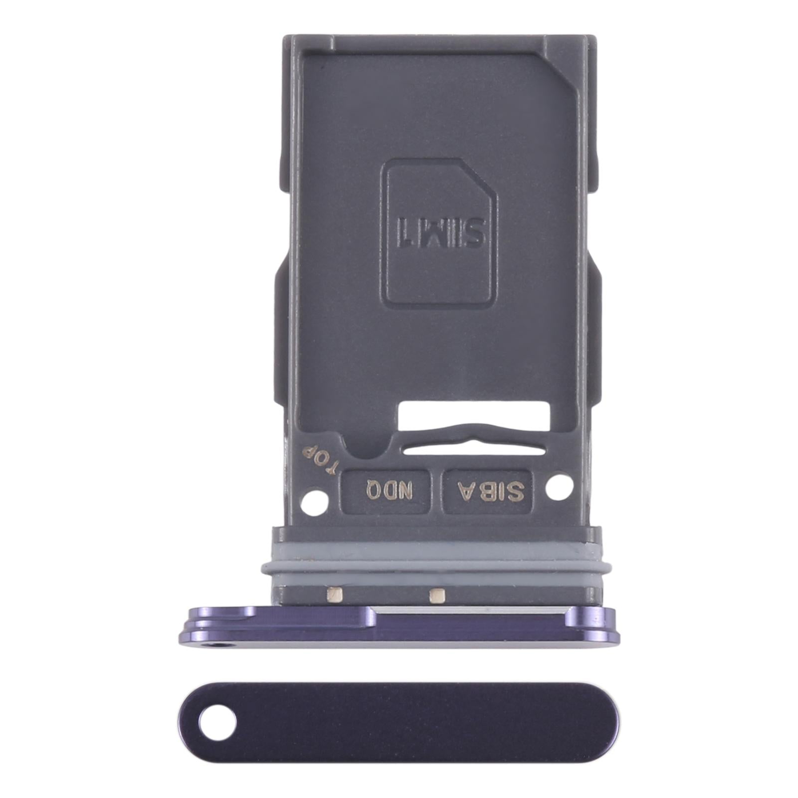 For Samsung Galaxy S24+ SM-S926B Original SIM Card Tray (Purple)