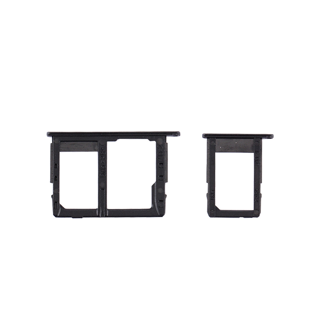 For Galaxy J5 Prime / G570 & J7 Prime / G610 SIM Card Tray + Micro SD & SIM Card Tray (Black)