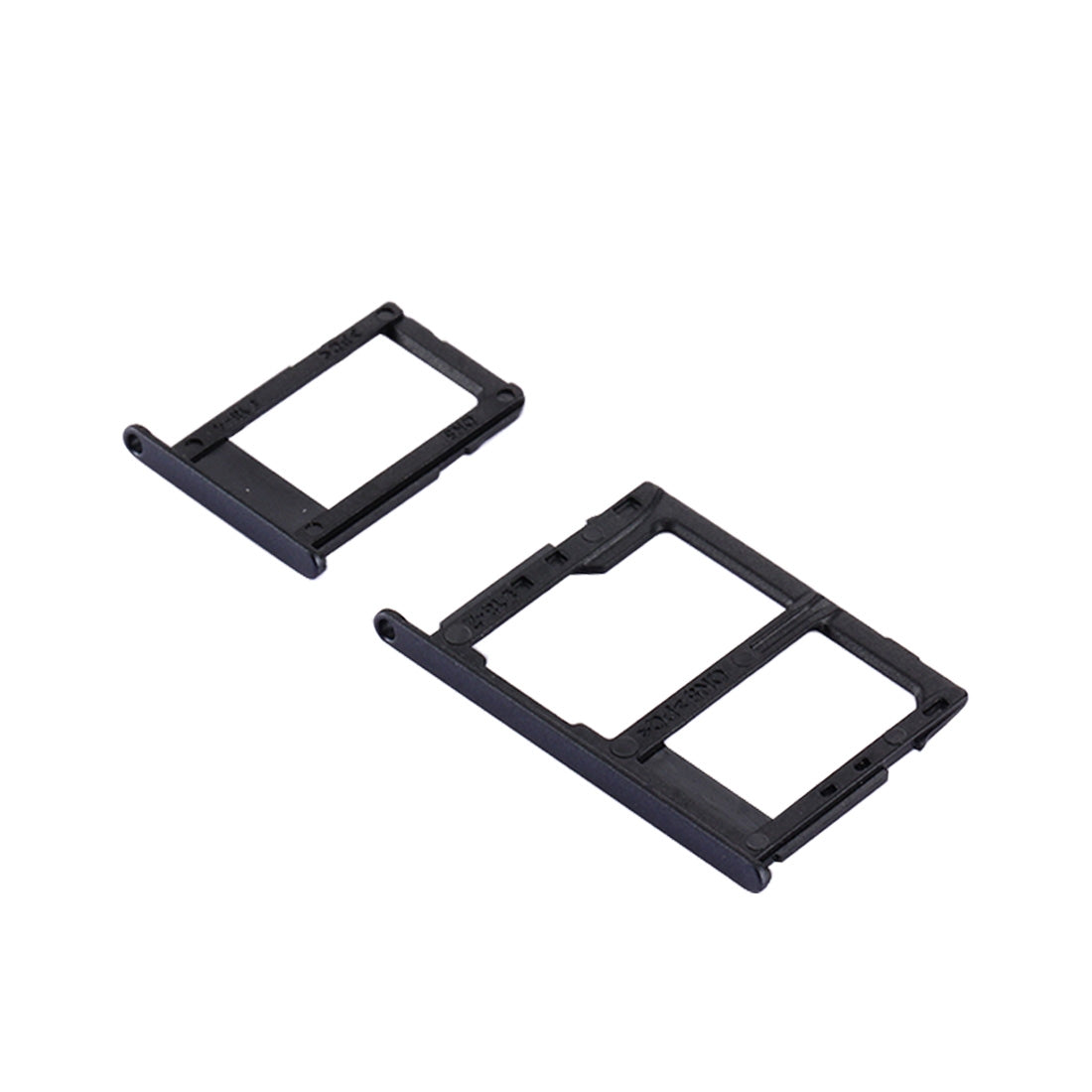 For Galaxy J5 Prime / G570 & J7 Prime / G610 SIM Card Tray + Micro SD & SIM Card Tray (Black)