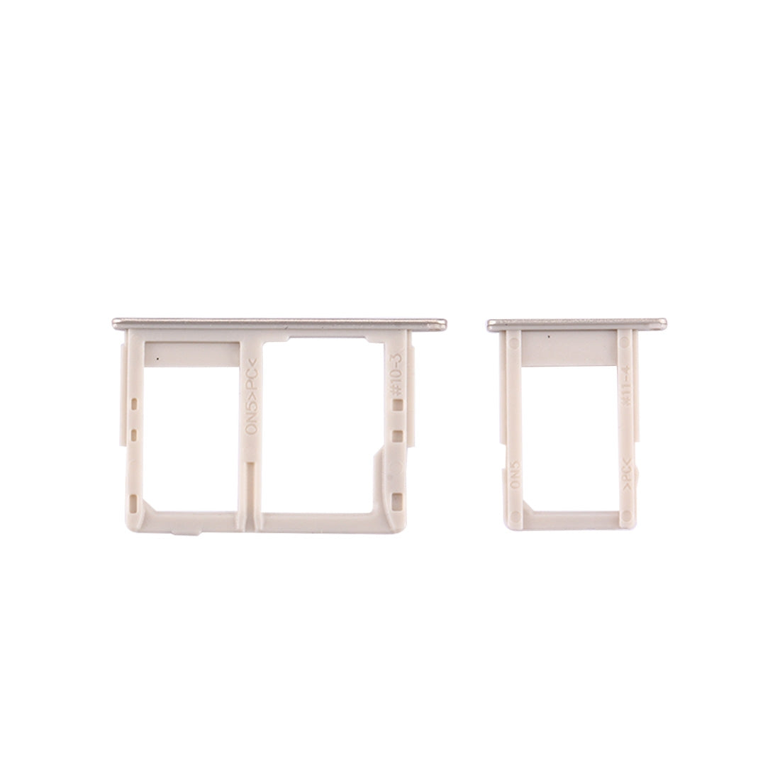 For Galaxy J5 Prime / G570 & J7 Prime / G610 SIM Card Tray + Micro SD & SIM Card Tray (Gold)