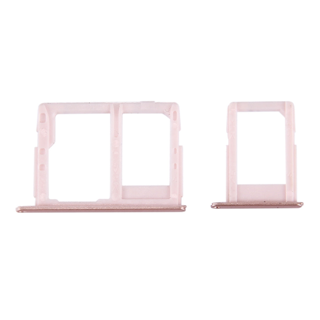 For Galaxy J5 Prime / G570 & J7 Prime / G610 SIM Card Tray + Micro SD & SIM Card Tray (Rose Gold)
