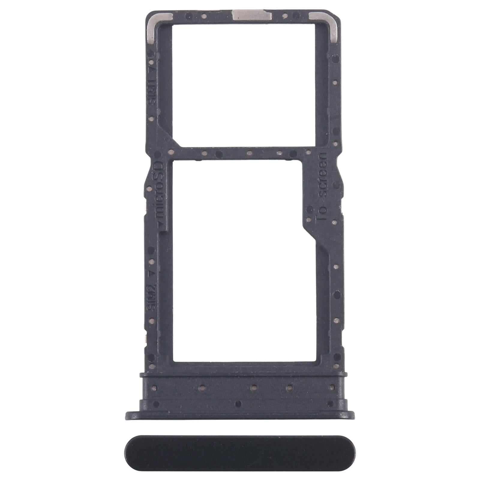 For Samsung Galaxy A06 5G SM-A066B Original SIM + SIM / Micro SD Card Tray (Black)