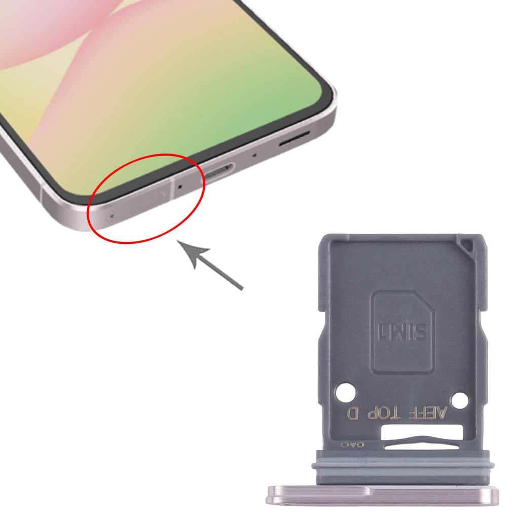 For Samsung Galaxy A56 SM-A566U Original SIM Card Tray (Pink)