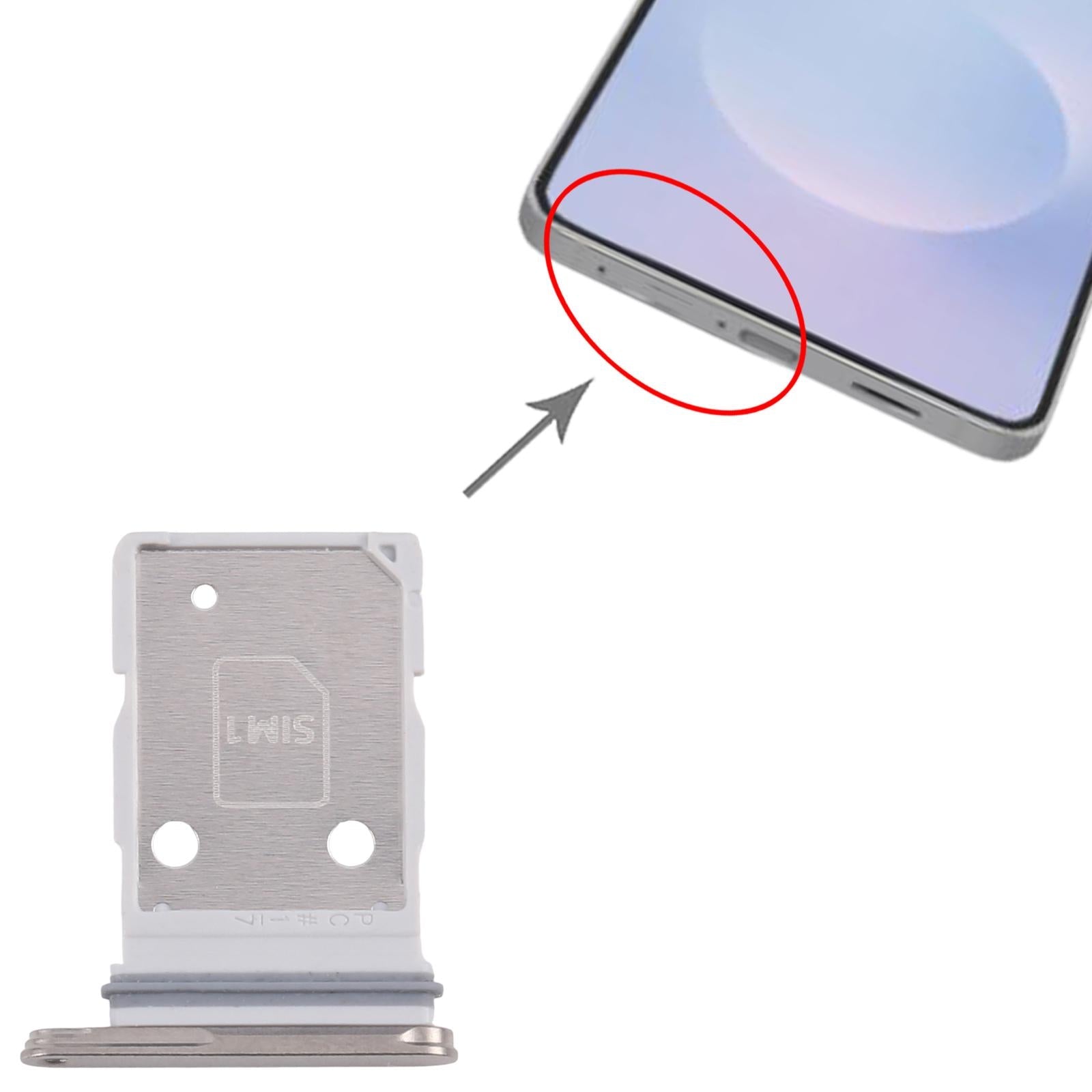 For Samsung Galaxy S25 Edge SIM Card Tray + SIM Card Tray (Gold)