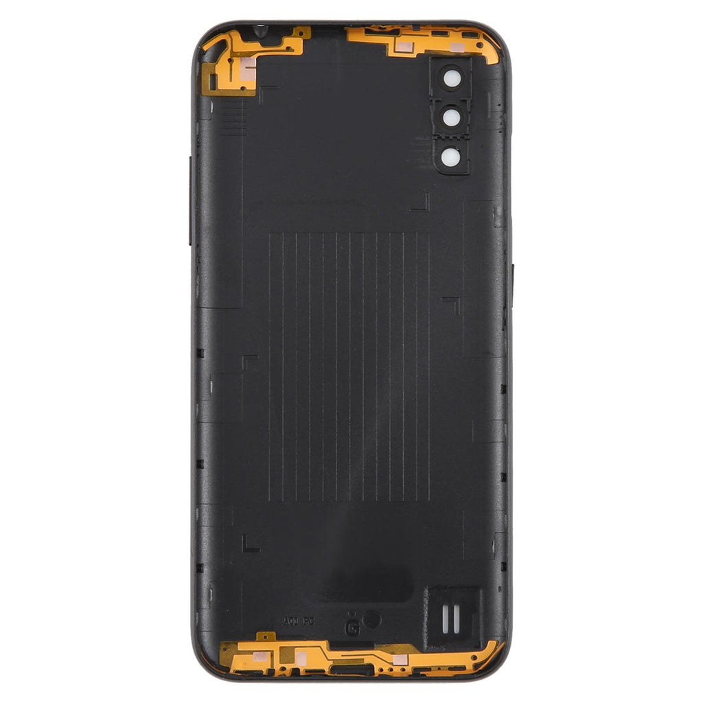 For Samsung Galaxy A01 SM-A015F Battery Back Cover with Camera Lens Frame(Gray)