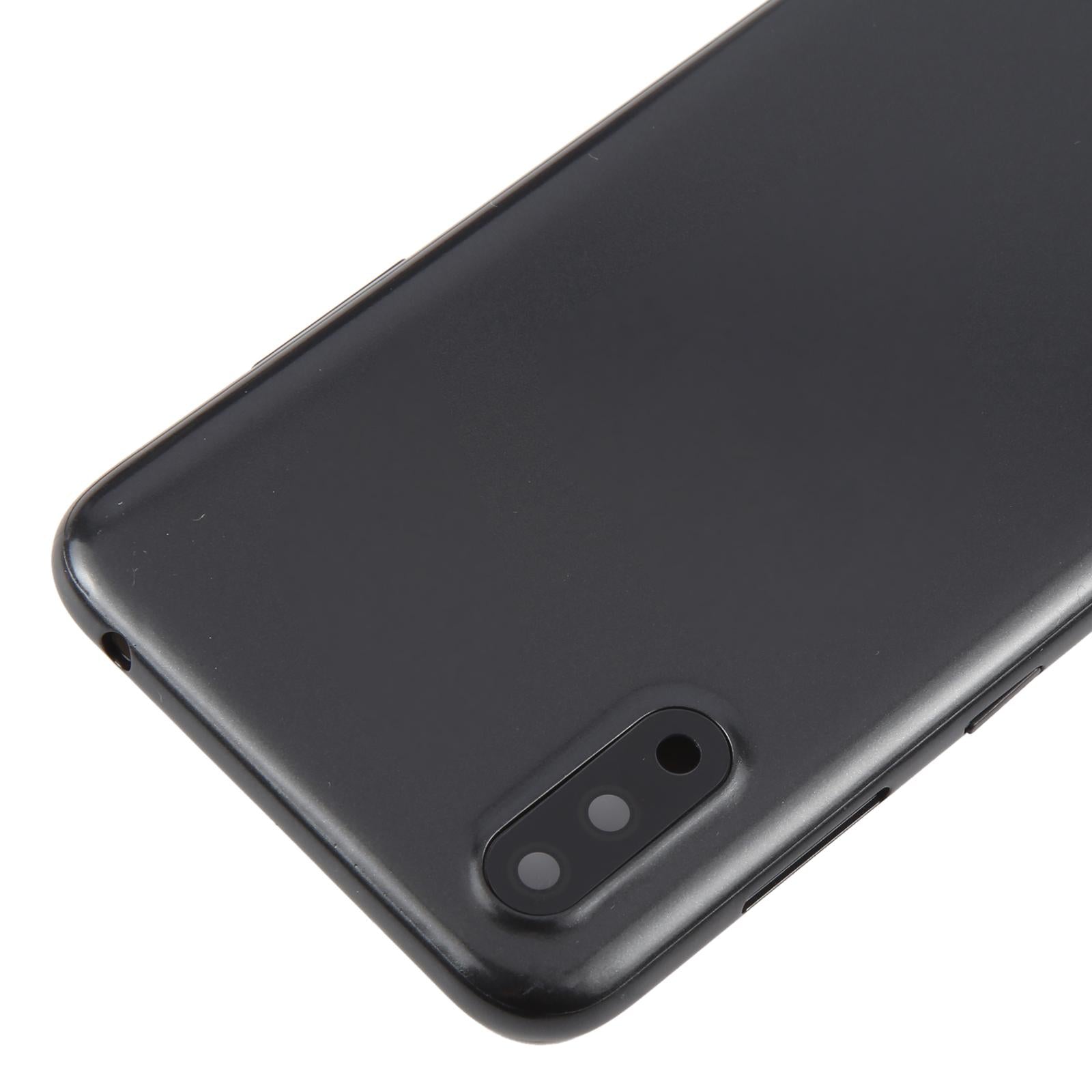 For Samsung Galaxy A01 SM-A015F Battery Back Cover with Camera Lens Frame(Gray)
