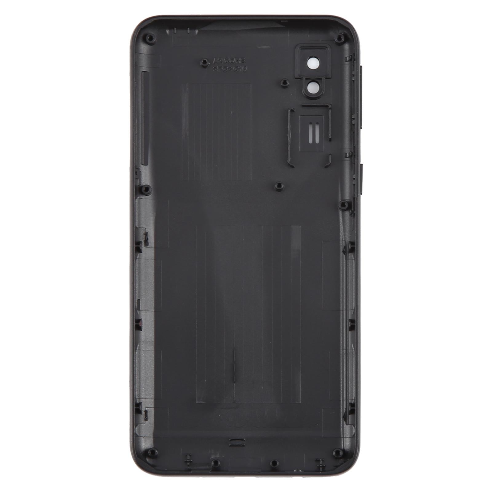 For Samsung Galaxy A2 Core SM-A260F Battery Back Cover with Camera Lens Frame(Gray)