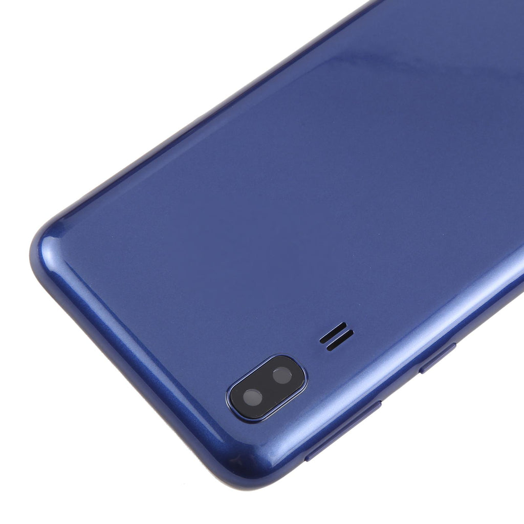 For Samsung Galaxy A2 Core SM-A260F Battery Back Cover with Camera Lens Frame(Blue)