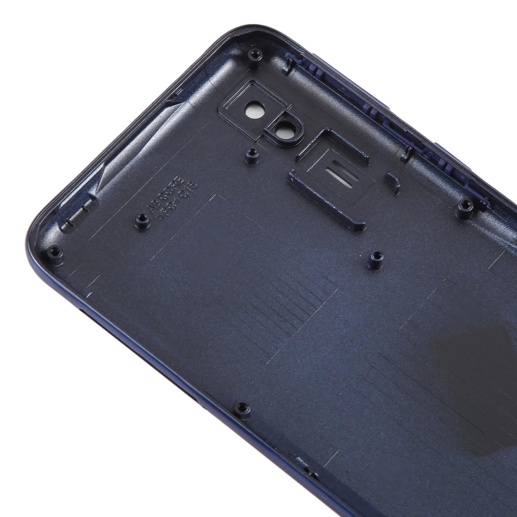 For Samsung Galaxy A2 Core SM-A260F Battery Back Cover with Camera Lens Frame(Blue)