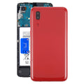For Samsung Galaxy A2 Core SM-A260F Battery Back Cover with Camera Lens Frame(Red)
