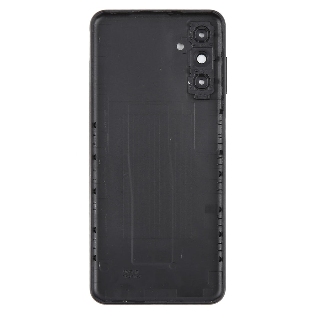 For Samsung Galaxy A04s SM-A047F Battery Back Cover with Camera Lens Frame(Black)